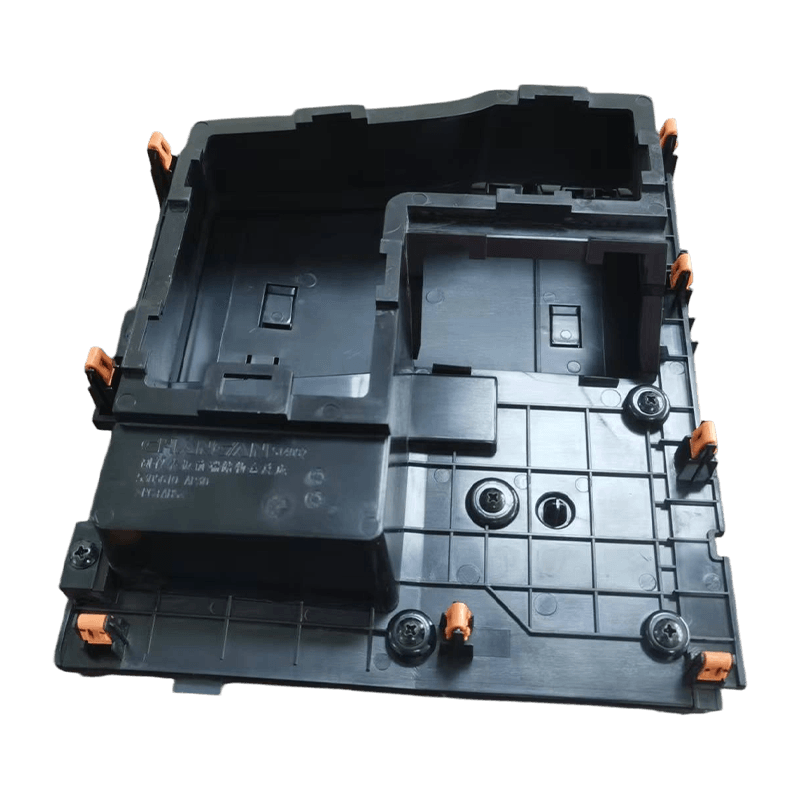 Stampo per iniezione per stoccaggio console centrale push-to-open