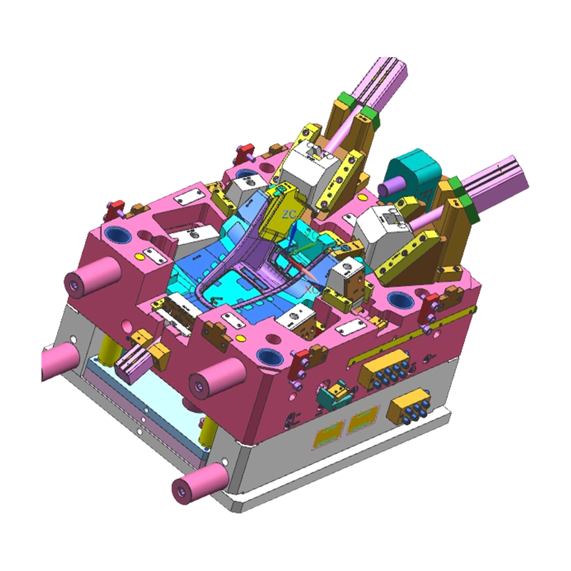 Stampo ad iniezione per pannelli di rivestimento della console centrale
